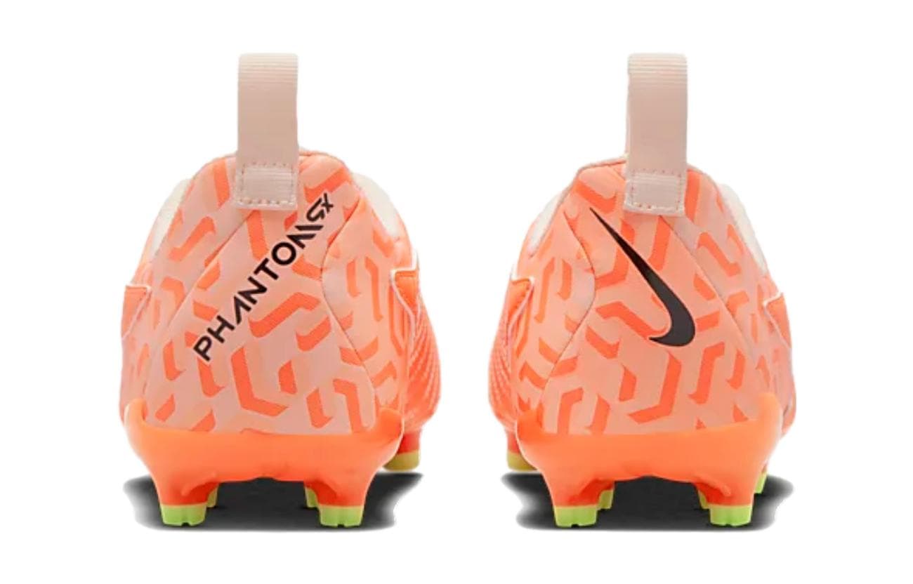 Бутсы Nike Phantom GX Academy Jr. Phantom GX Academy Синтетическая кожа Низкие футбольные бутсы для детей Оранжевые Черные - изображение 5