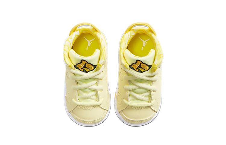 Кроссовки Jordan 6 Retro Dynamic Yellow Floral - изображение 5