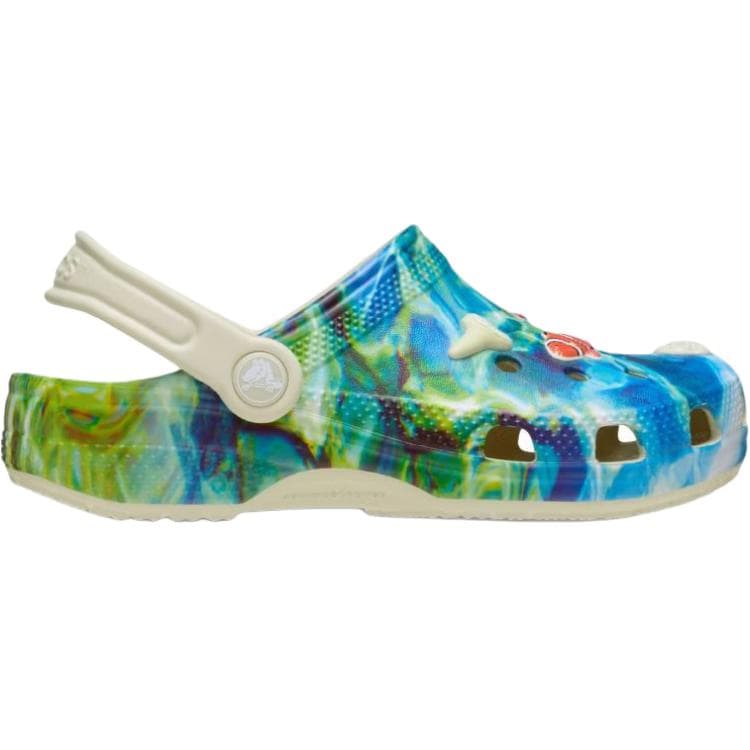 Crocs Classic clog Kids Сабо резиновые Infant и Toddler Синий Зеленый - изображение 2
