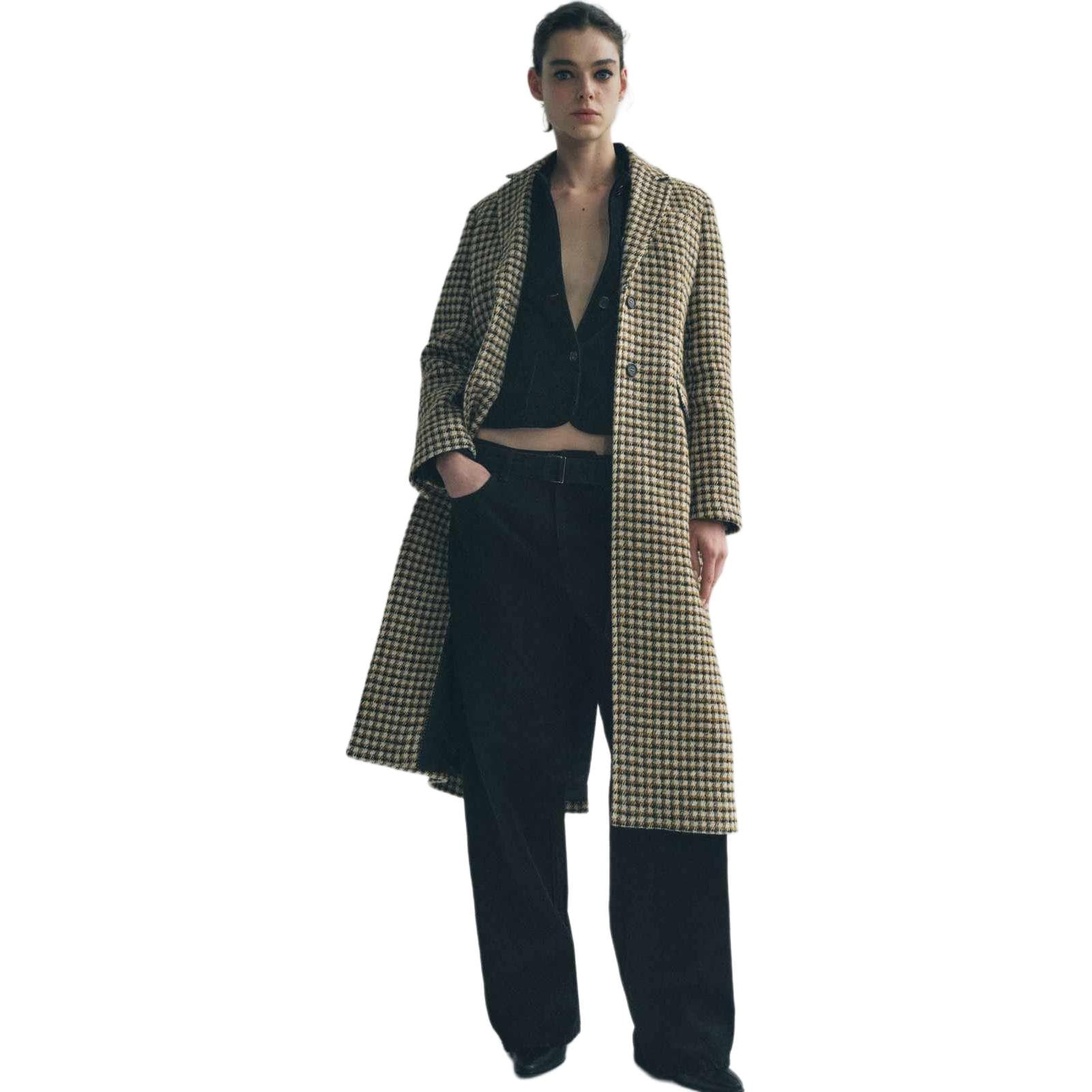 ZARA ZW Series Куртка Женская Коричневая - изображение 2