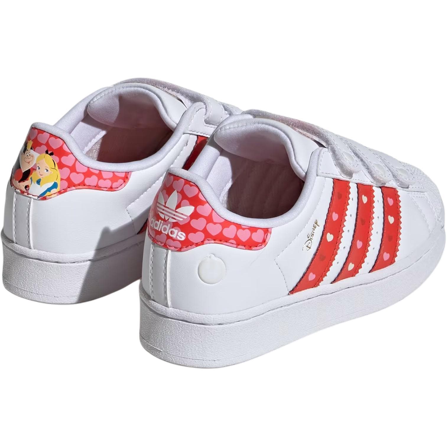 Кроссовки Disney x Adidas Originals Superstar Low Топ Детские Скейтбординги Облачный Белый Детский - изображение 3