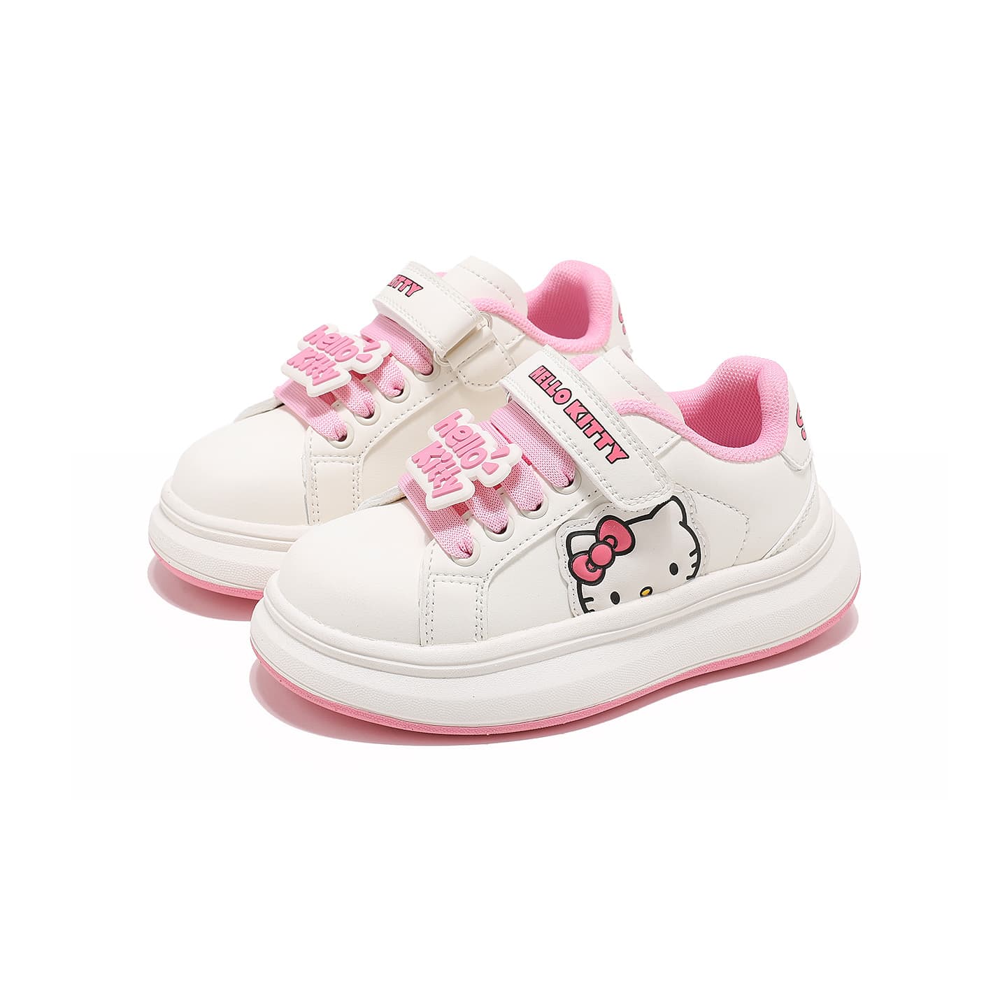 Кроссовки Hello Kitty X Sanrio Синтетическая кожа Противоскользящий амортизирующий устойчивый к истиранию низ - изображение 3