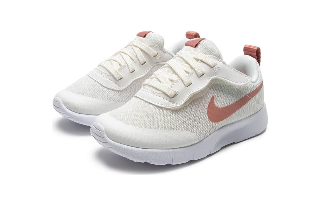 Кроссовки Nike Tanjun EasyOn Ez BTV Повседневная Амортизация Низкий Верх Обувь для Малышей Белый Красный Для Младенцев и Малышей - изображение 3