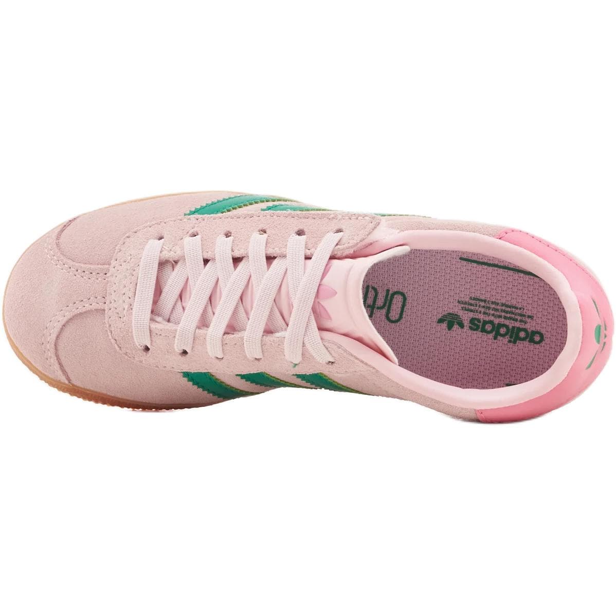 Кроссовки Adidas Originals Gazelle Устойчивая к истиранию Низкая Детская Обувь для Скейтбординга Розовая - изображение 4