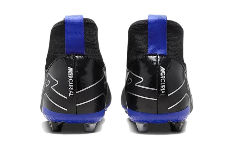 Бутсы Nike Mercurial Superfly 9 Противоскользящие Амортизирующие Устойчивые к износу Низкие Детские Футбольные Бутсы Черные - изображение 5