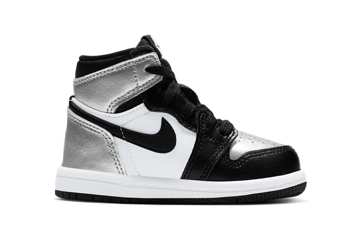 Кроссовки TD Air Jordan 1Retro High OG "Silver Toe" - изображение 3