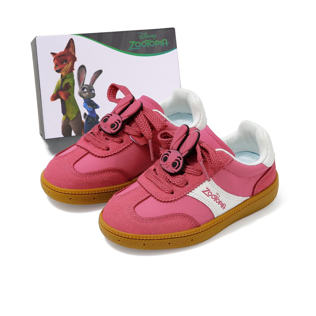 Кроссовки Disney Антискользящий Анти-удар Износостойкий Лоу-топы Kids Lifestyle Shoes Розово-красный Детский - изображение 2