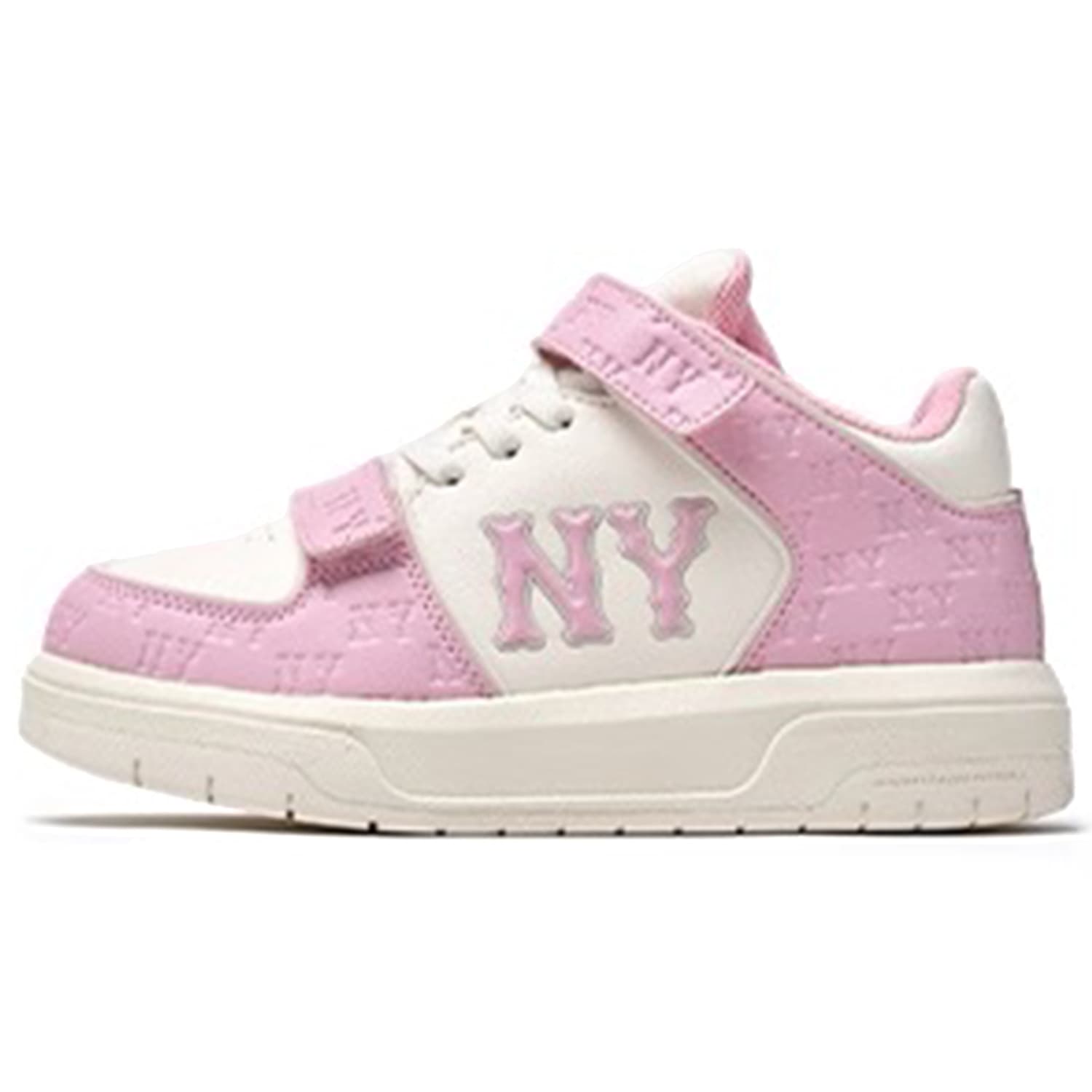 Кроссовки Mlb Base Logo Нью-Йорк Янкис Синтетическая кожа Kids Lifestyle Shoes Розовый Детский - изображение 1