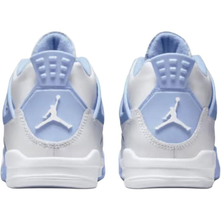 Кроссовки для баскетбола Jordan Air Jordan 4 Low Top Детские баскетбольные кроссовки Белый Синий Малыш - изображение 5