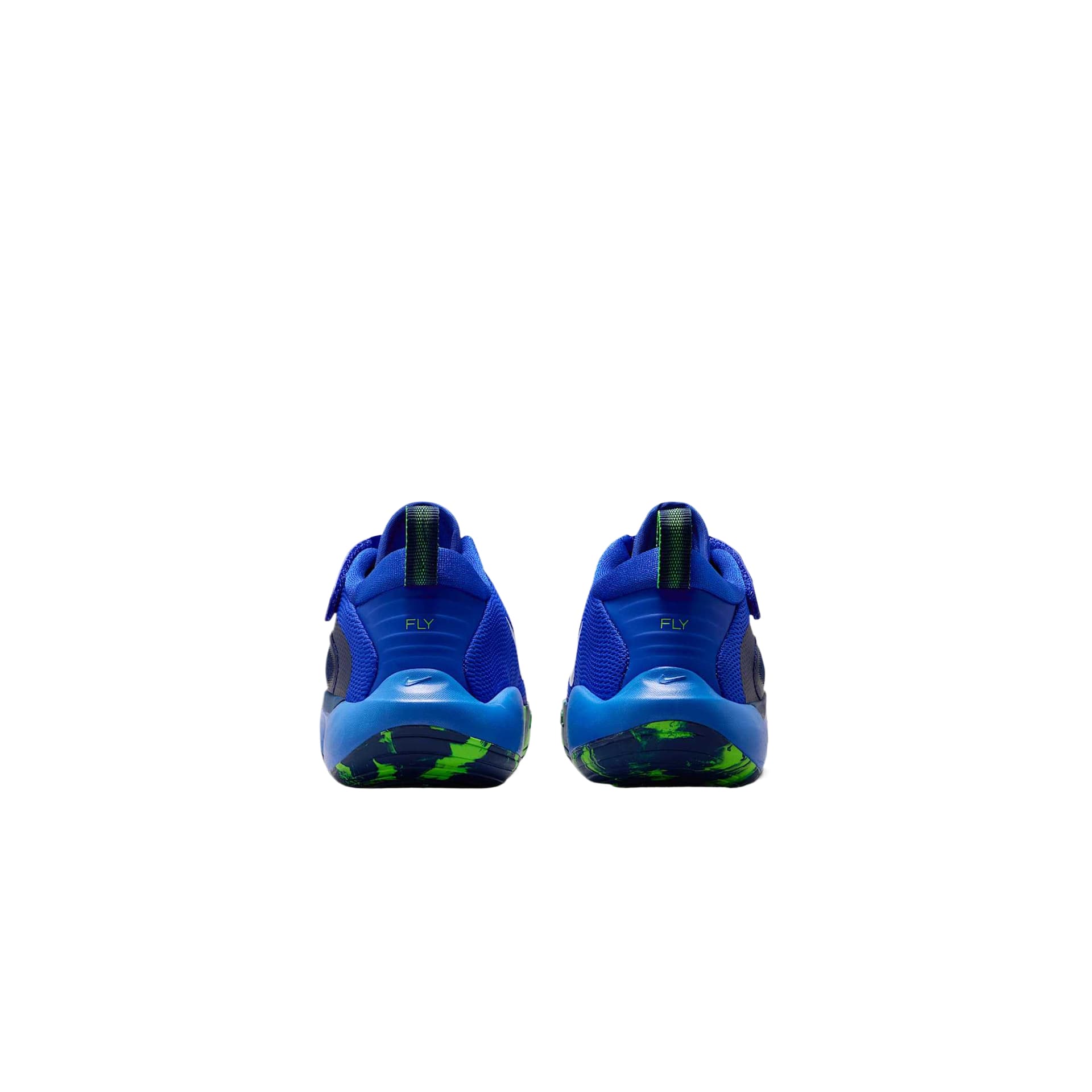 Кроссовки для баскетбола Jordan Nike IsoFly Легкие и удобные универсальные детские баскетбольные кроссовки лоу-топы с амортизацией и вентиляцией, гоночный синий/космический синий/темно-синий/ударный зеленый - изображение 5