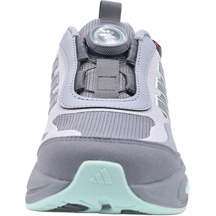 Кроссовки Adidas CLIMAWARM Low Топ Детская Беговая Обувь Серый Зеленый - изображение 5
