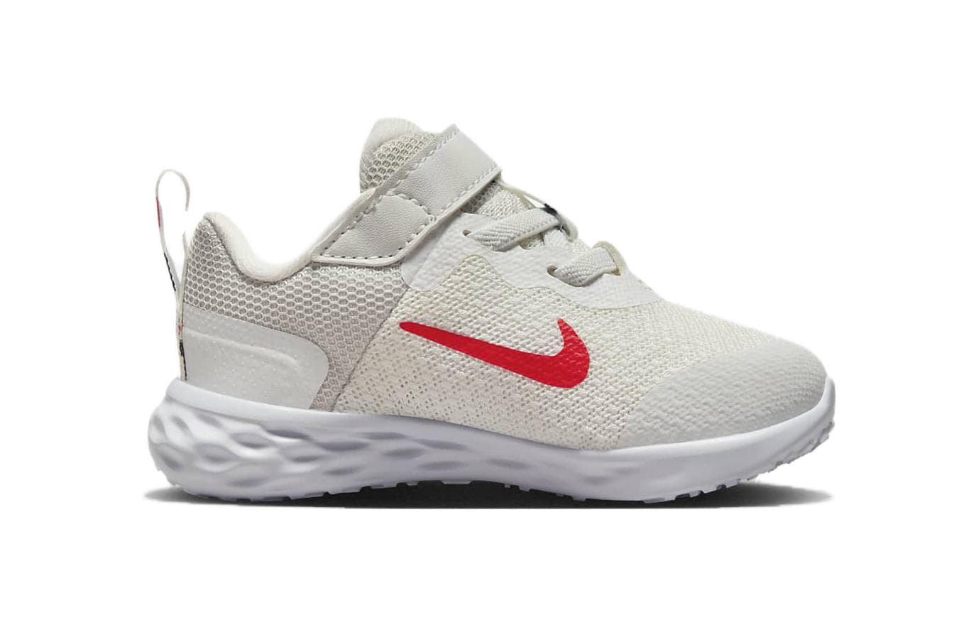 Кроссовки NIKE REVOLUTION 6 Удобная Износостойкая Низкий Верх Обувь для Малышей Серый Красный Для Младенцев и Малышей - изображение 2
