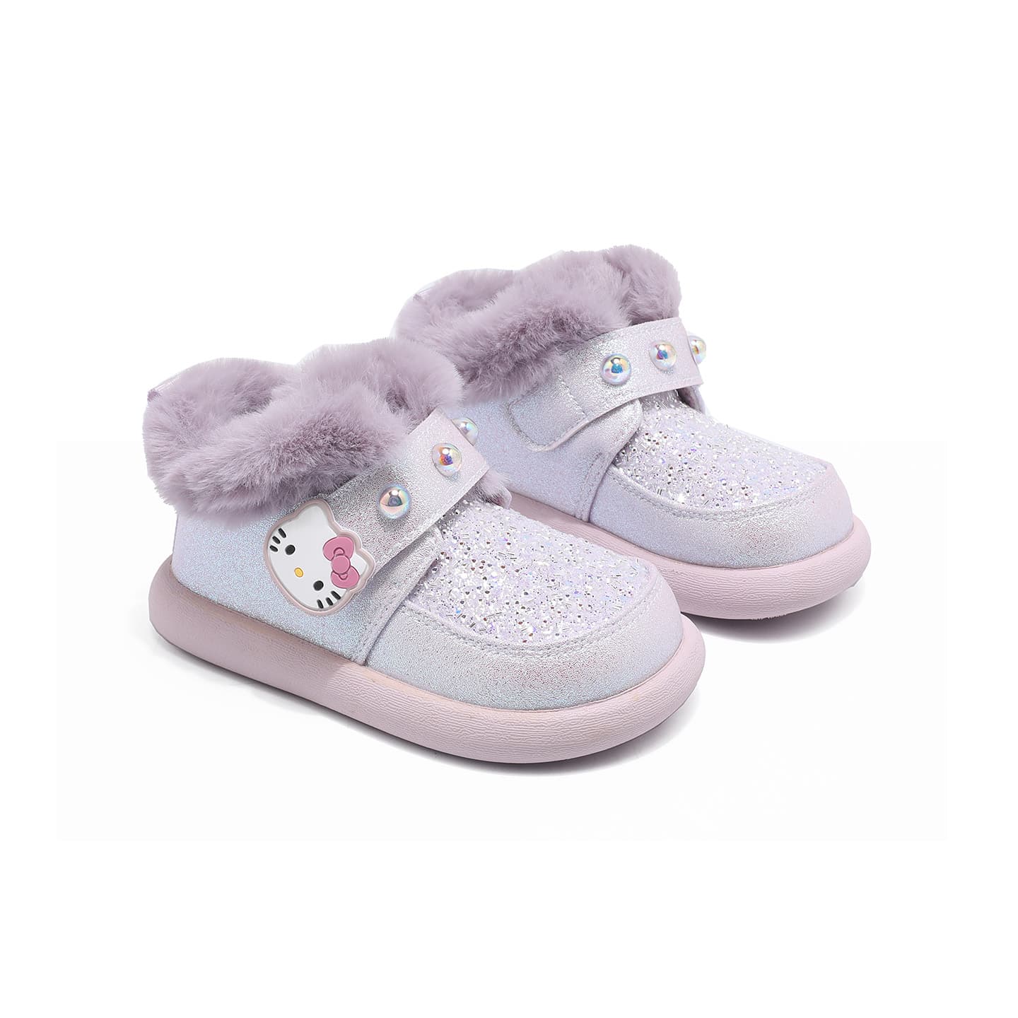 Hello Kitty X Sanrio Модный с флисовой подкладкой термический милый стиль и веселый с простым застежкой на липучке - изображение 3