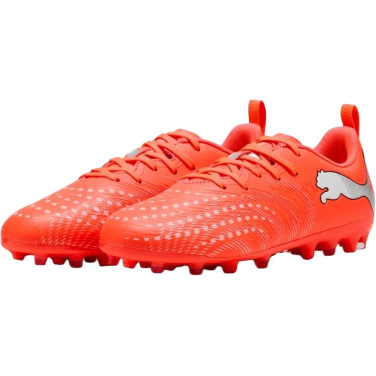 Бутсы PUMA Future 9 Low Детская футбольная обувь низкий топ красный для детей - изображение 3