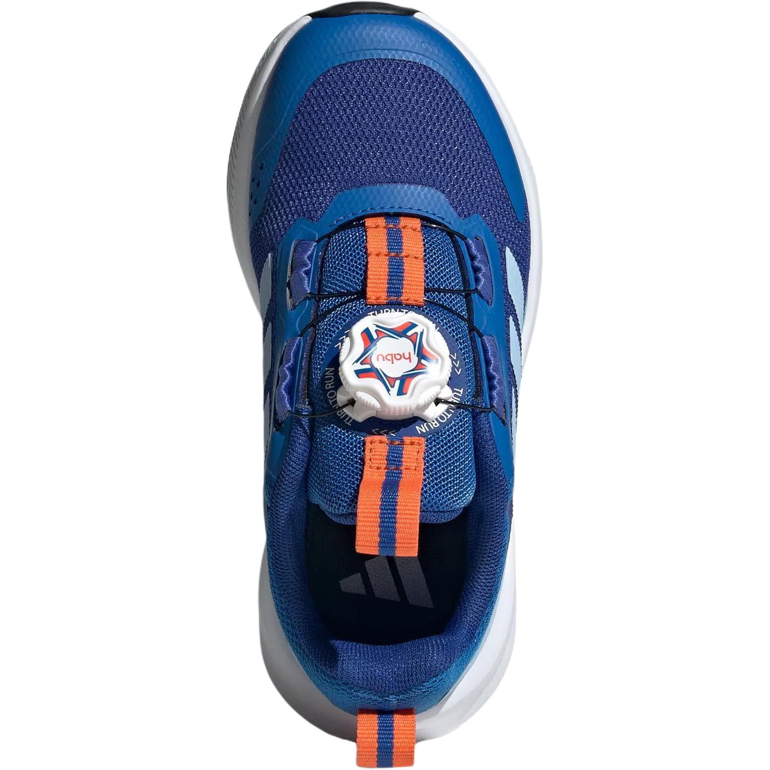 Кроссовки Adidas FORTARUN 4,0 Устойчивые к истиранию низкие детские беговые кроссовки Королевский синий Ярко-синий Синий для детей - изображение 5