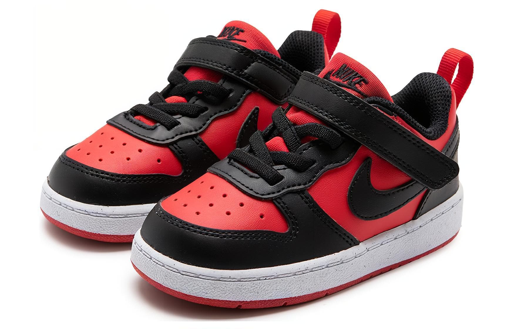 Кроссовки Nike Court Borough Low Recraft PS (PS) Противоскользящий Амортизация Устойчивый к истиранию Низкий Топ - изображение 3