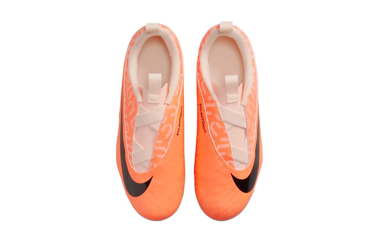 Бутсы Nike Phantom GX Academy Jr. Phantom GX Academy Синтетическая кожа Низкие футбольные бутсы для детей Оранжевые Черные - изображение 4