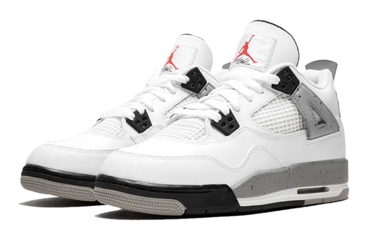 Кроссовки для баскетбола Jordan Air Jordan 4 Retro White Cement GS 2016 - изображение 5