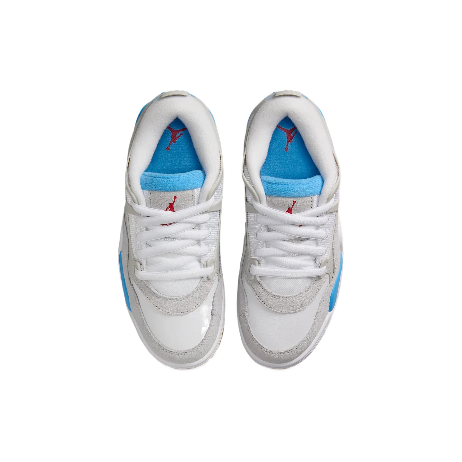 Кроссовки Jordan Air Jordan 4 Синтетическая кожа Низкий топ Повседневная обувь Белый Унисекс - изображение 4