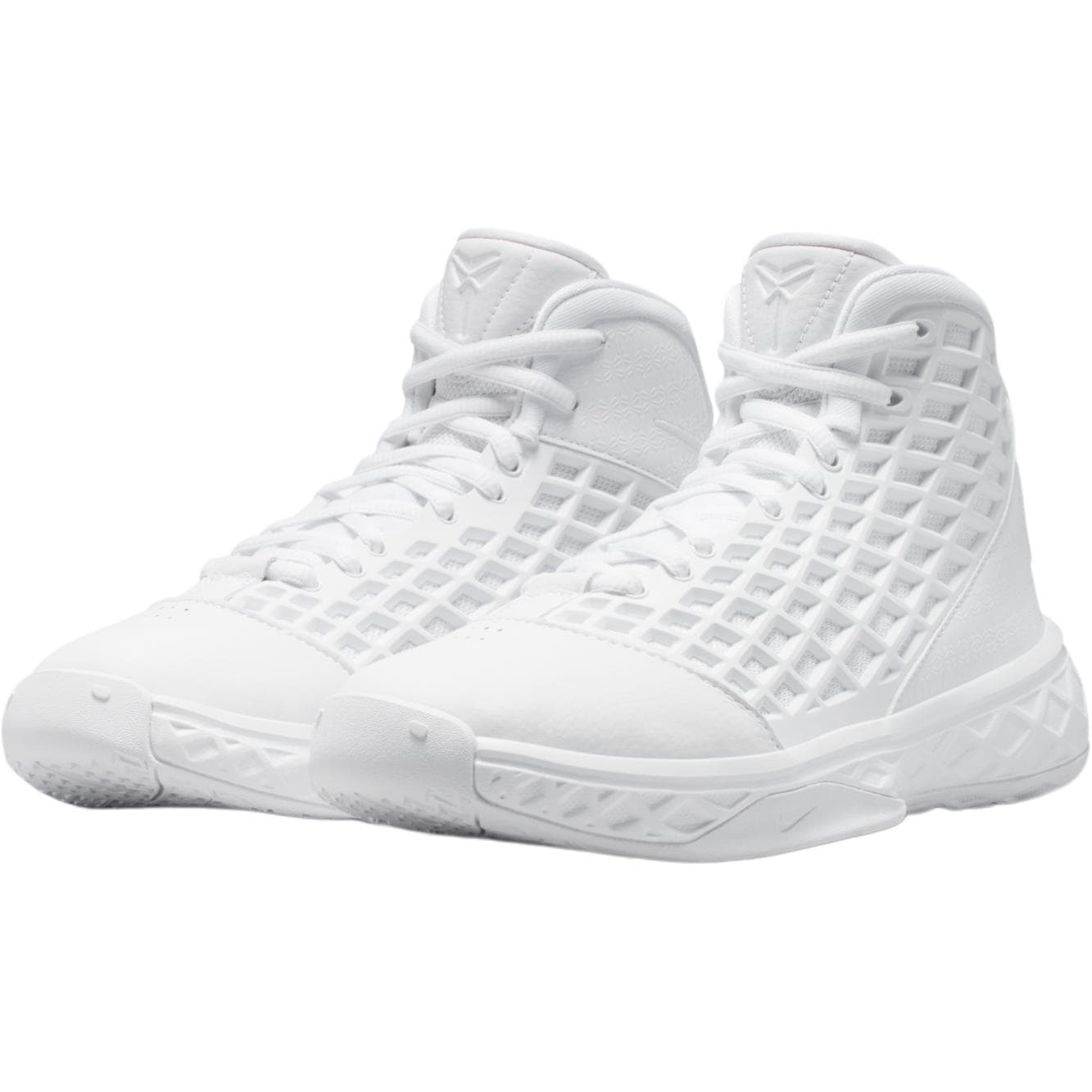 Кроссовки для баскетбола Nike Zoom Kobe 3 MID Топ Детская Баскетбольная Обувь Белая Малыш - изображение 3