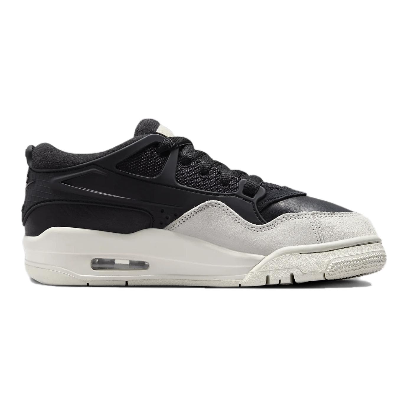Кроссовки Jordan Air Jordan 4 Low Top Повседневная обувь Черный Унисекс - изображение 2