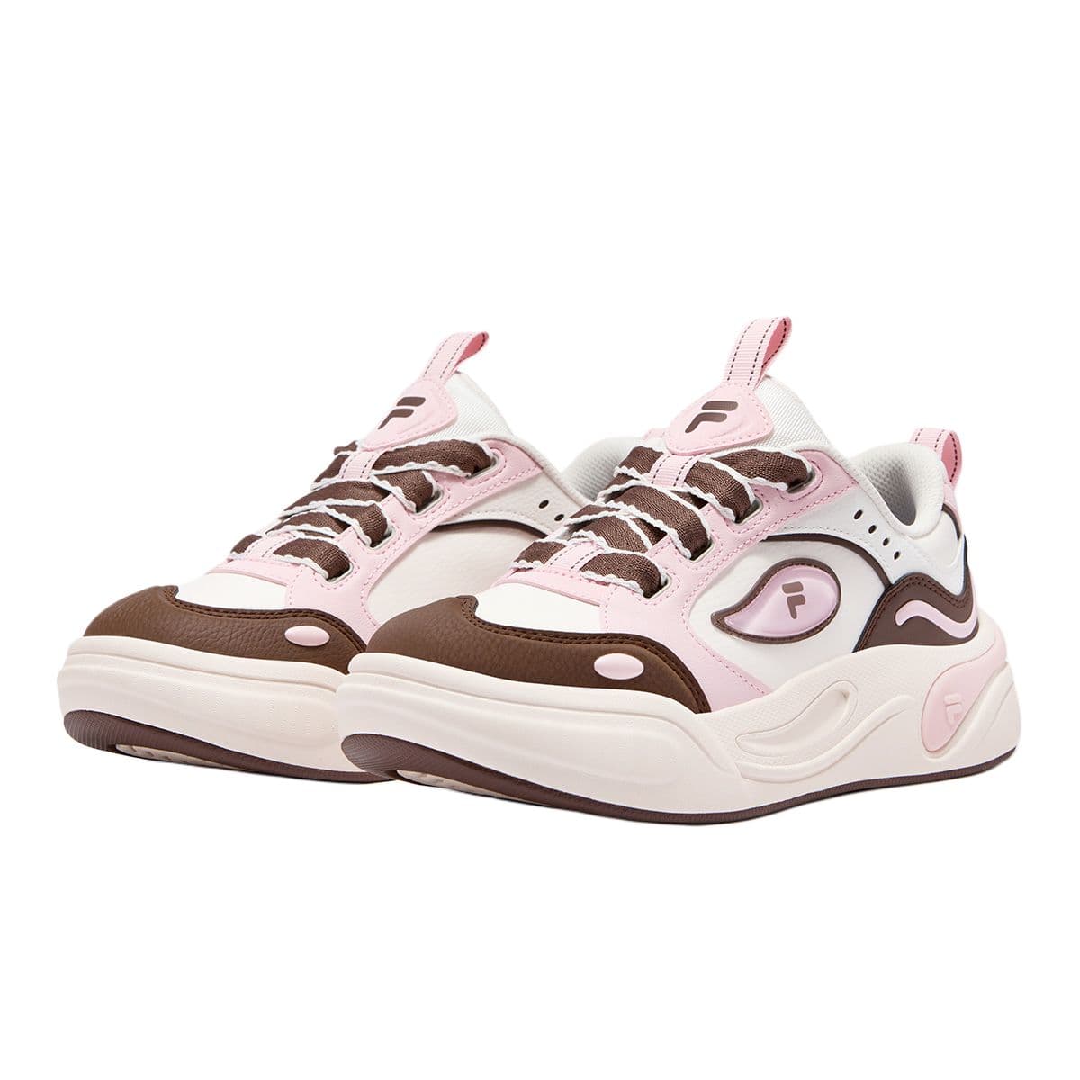Кроссовки FILA FUSION CANNOLI Cake Shoes Текстиль Синтетическая кожа визуально увеличивает рост низкий топ скейтборд обувь женская - изображение 3