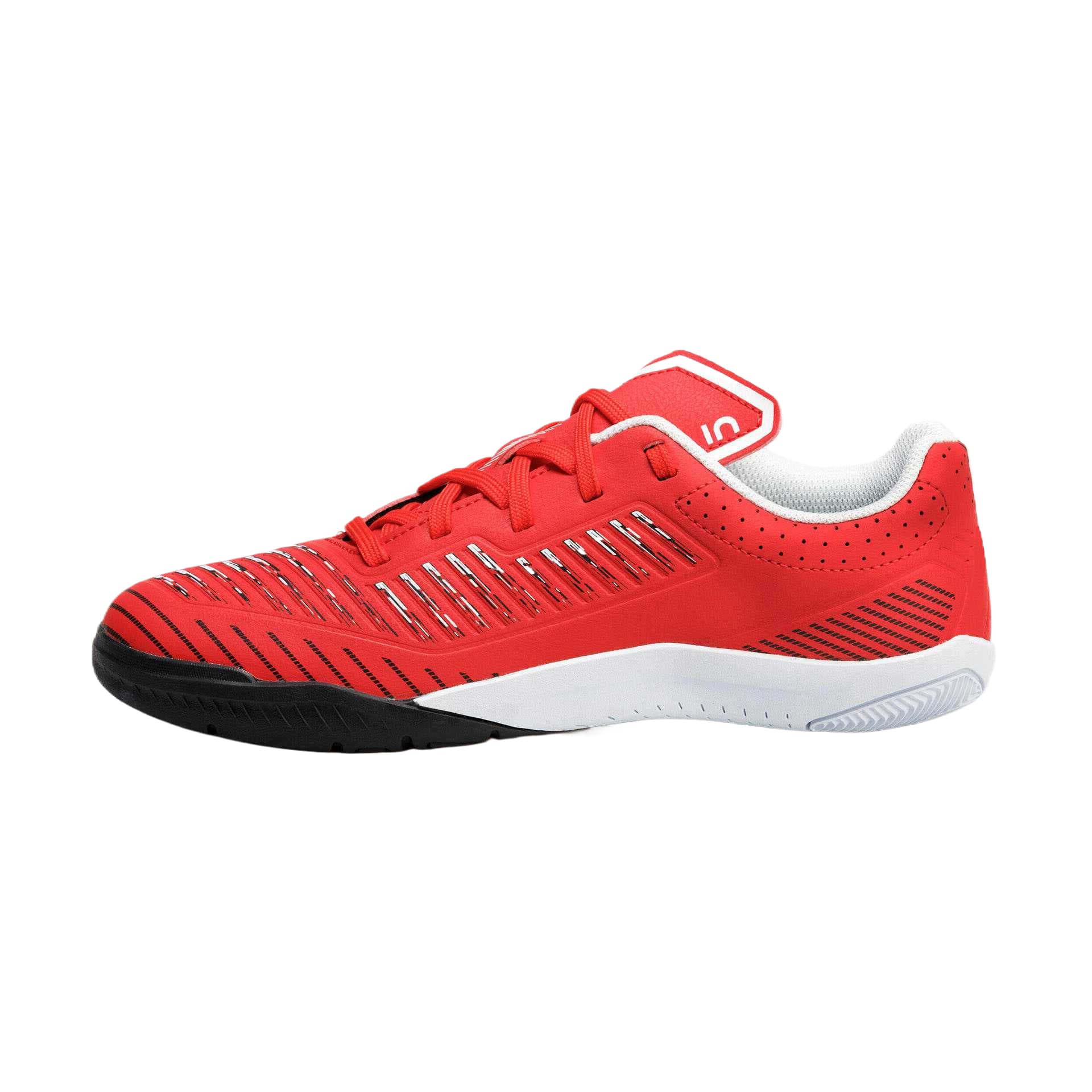 Бутсы DECATHLON GINKA 500 Низкие футбольные бутсы для детей Neon Red Подростки - изображение 1