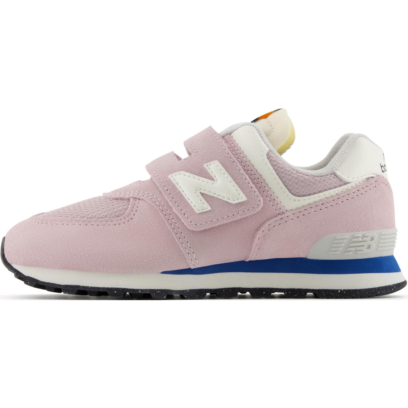 Кроссовки New Balance NB 574 Ткань Anti KICK Низкий Верх Детская Обувь для Повседневной Жизни Розовая Детская - изображение 1