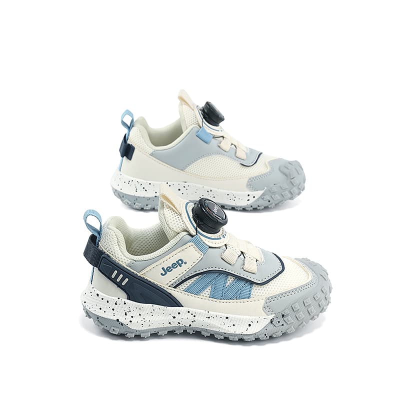 Кроссовки JEEP Детская повседневная обувь Low Top Серый Синий Kids - изображение 5