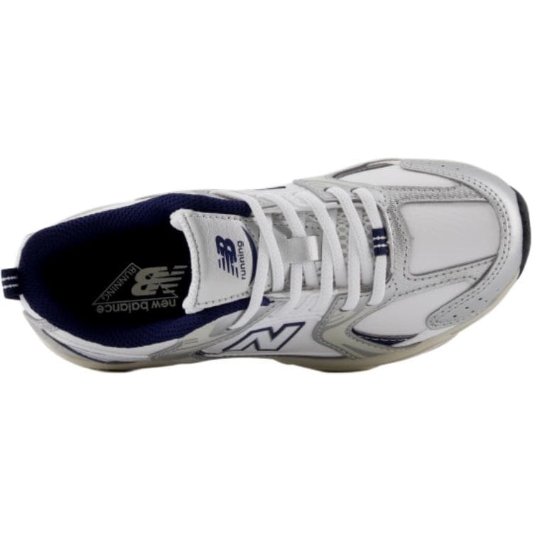 Кроссовки New Balance NB 530 Удобные Устойчивые к истиранию Низкие Детские Лайфстайл Кроссовки Серебристо-Белые Детские - изображение 3