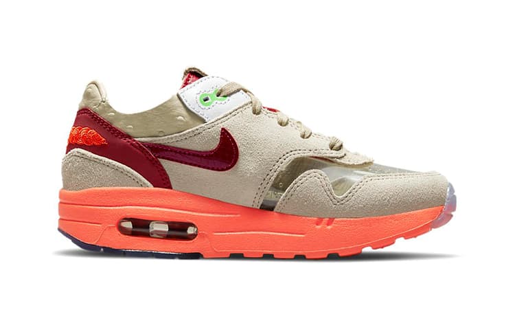 Кроссовки CLOT x Nike Air Max 1 "Kiss of Death" 2021 - изображение 4