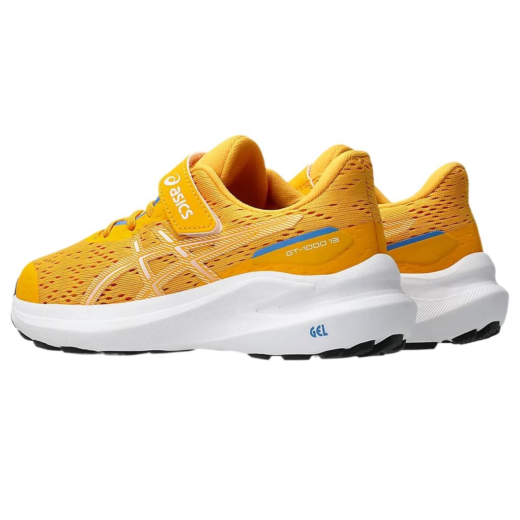 Кроссовки ASICS GT 1000 13 Устойчивые к истиранию Низкие Кроссовки для Бега Детские Амбра Белый Детские - изображение 4