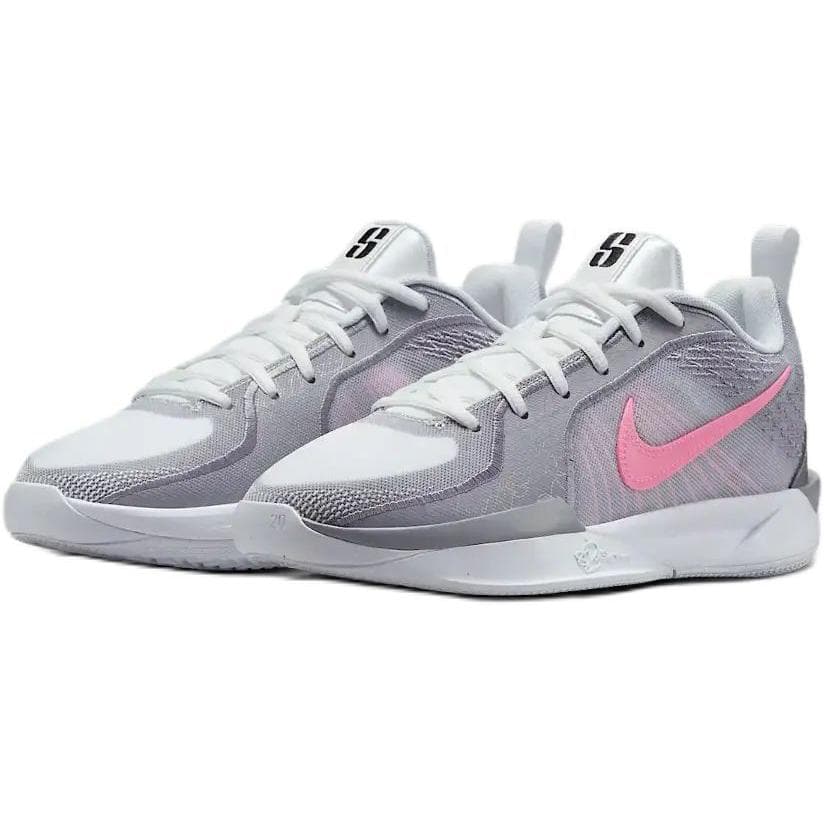 Кроссовки для баскетбола NIKE Sabrina 2 противоскользящие низкие детские баскетбольные кроссовки серые для малышей - изображение 3