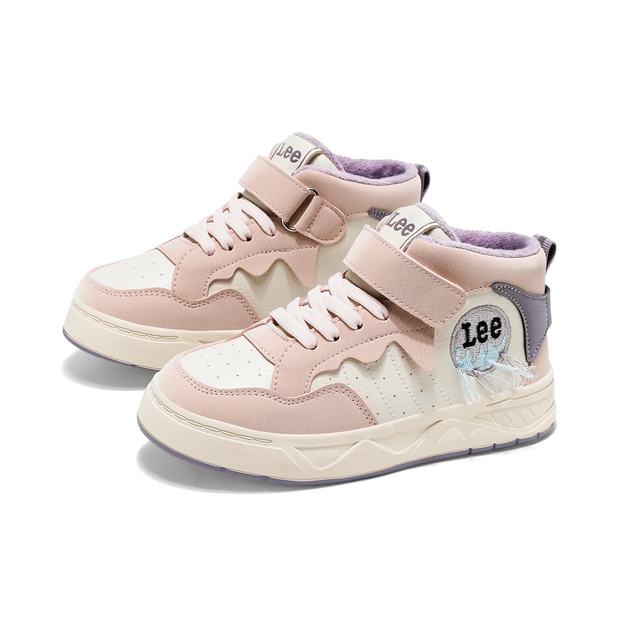 Кроссовки LEE KIDS Термические Аbrasion-Resistant Slip-Resistant MID Топ Скейтборд Кроссовки Детские - изображение 5