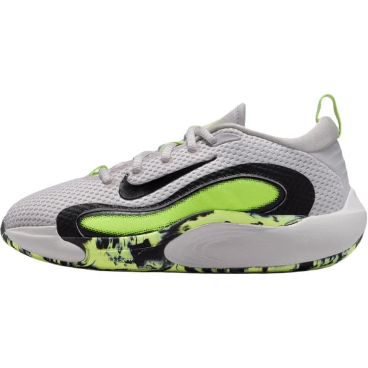 Кроссовки для баскетбола Nike ISOFLY Противоскользящие Амортизация Отскок Дышащие Низкие Баскетбольные Кроссовки для Детей Серые Детские - изображение 1