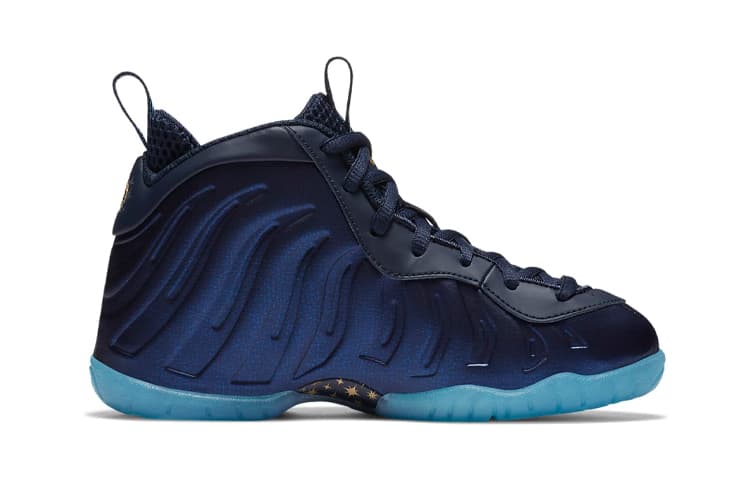 Кроссовки для баскетбола Nike Little Posite One "Obsidian" - изображение 4