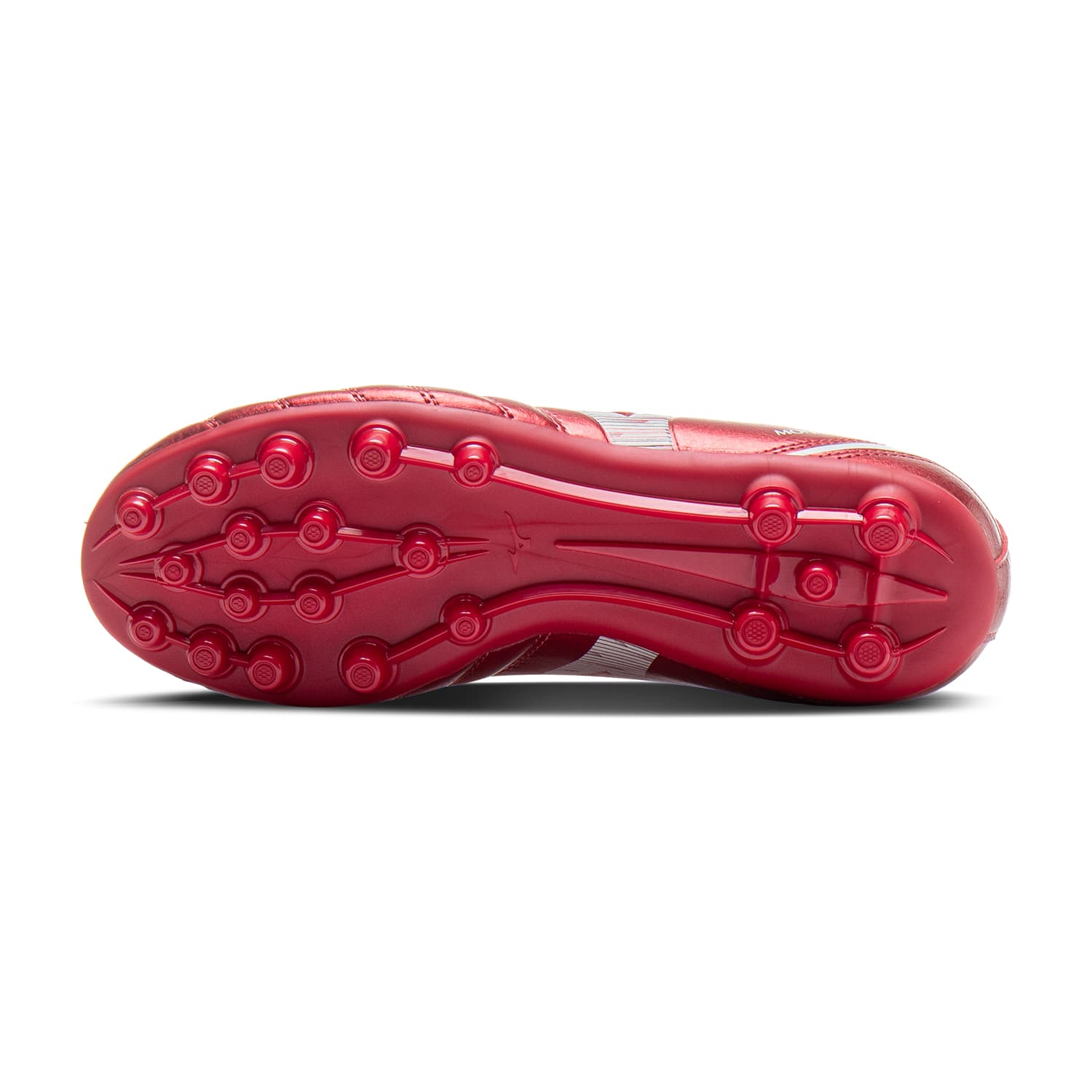 Бутсы Mizuno противоскользящие низкие детские футбольные бутсы красные для детей - изображение 6