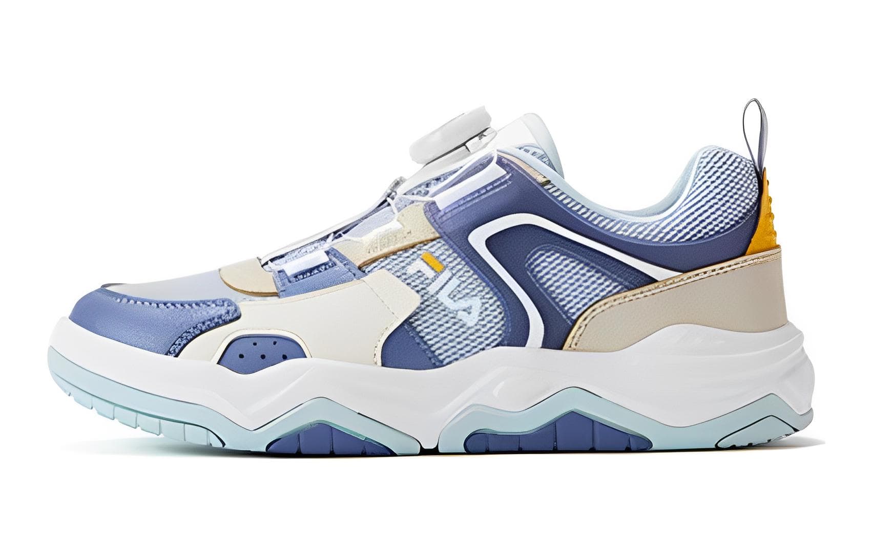Кроссовки FILA KIDS Анти КИК Низкий Топ Детская Скейтбординг Обувь Синий Желтый Подростки - изображение 1