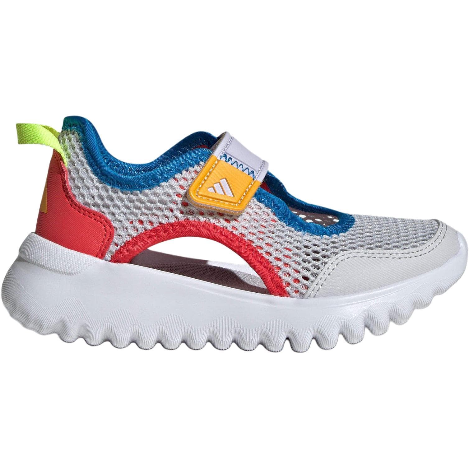 Сандалии Adidas Summerflex Low Топ Сандалии Серый Красный Синий Детские - изображение 2