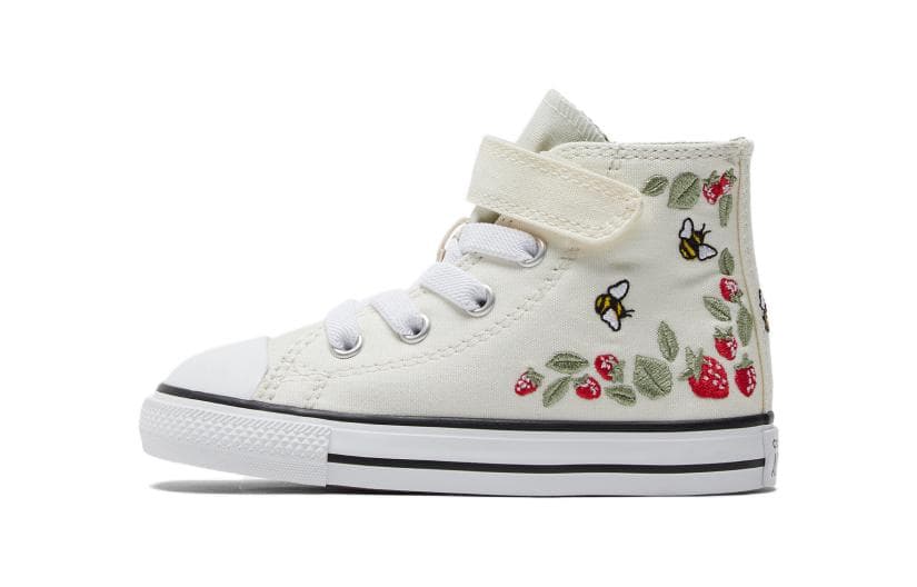 Кроссовки Converse All Star 1V Хай-топы Обувь для малышей Бежевый, красный, зеленый - изображение 1