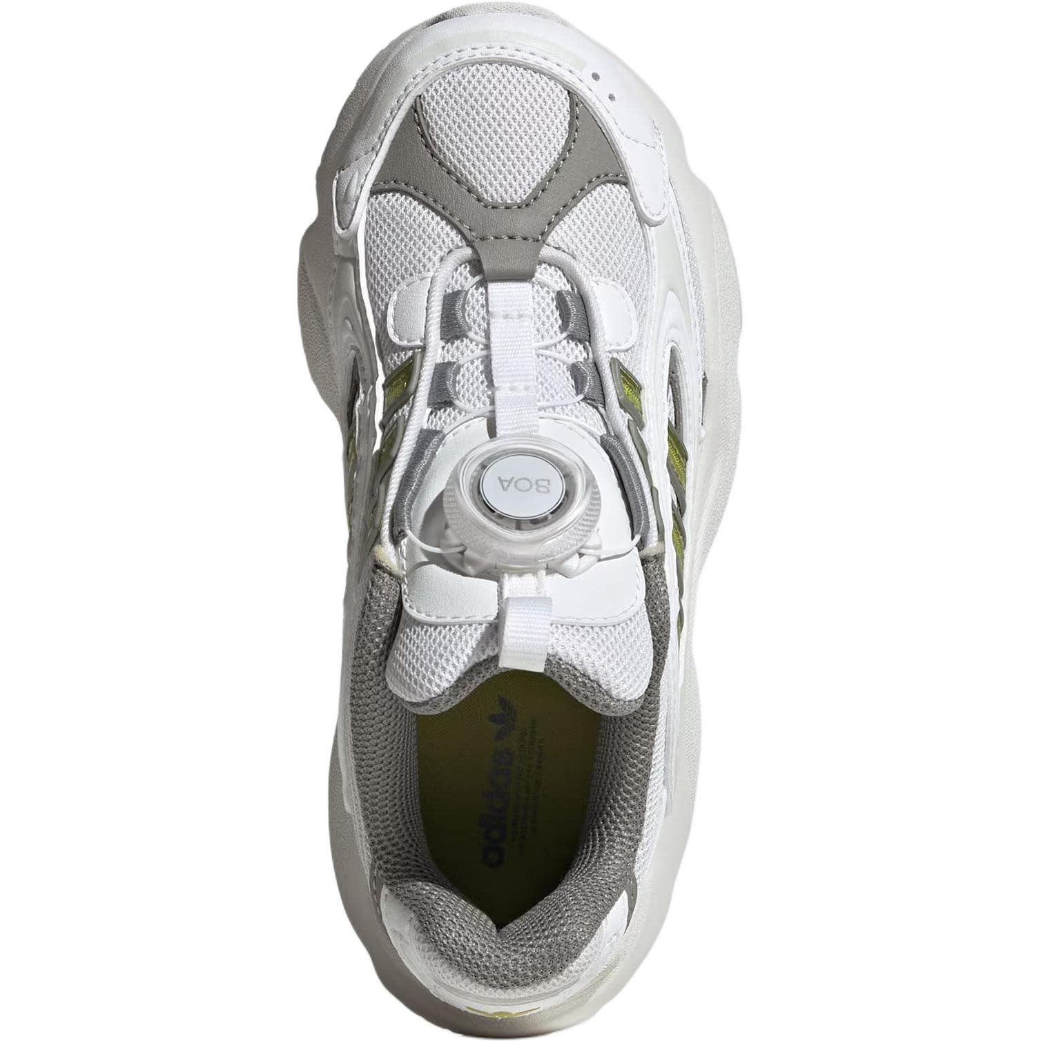 Кроссовки Adidas Originals Ozmillen Low Топ Kids Lifestyle Shoes Бело-зеленый Детский - изображение 3