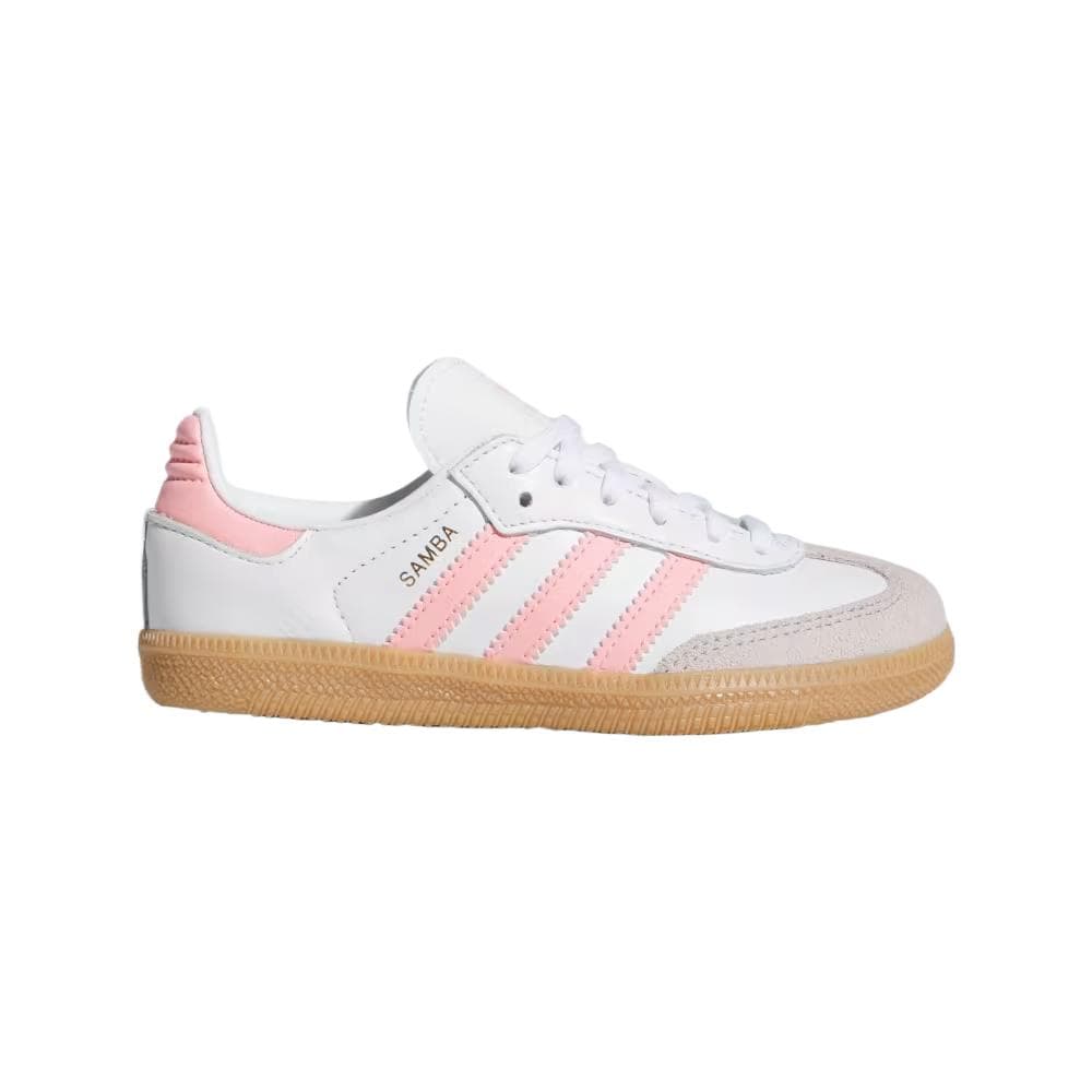 Кроссовки Adidas Originals Samba OG Кожа Устойчивая к истиранию Низкий Топ Детские Скейтбординги - изображение 2