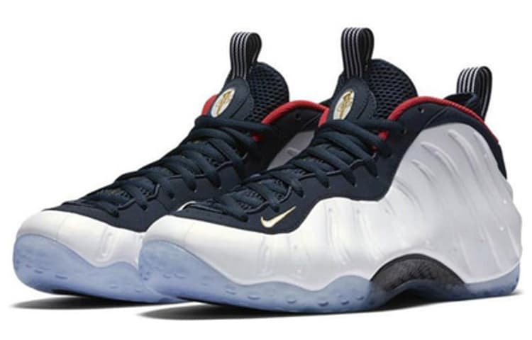 Кроссовки для баскетбола Nike Foamposite One Olympic GS - изображение 5