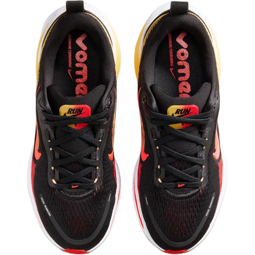 Кроссовки Nike Vomero 18 Ткань Low Топ Беговые кроссовки Черно-красный Апельсин Унисекс - изображение 4