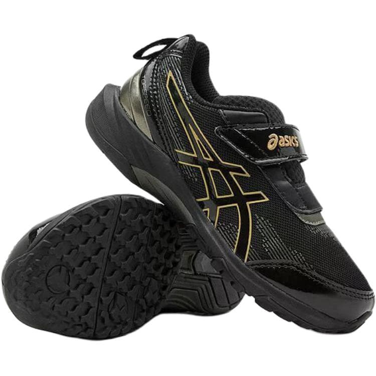 ASICS Suku TOPSPEED MINI Zero 4 Low Топ Детские Кроссовки для Тренировок Черный Золото Детские - изображение 4