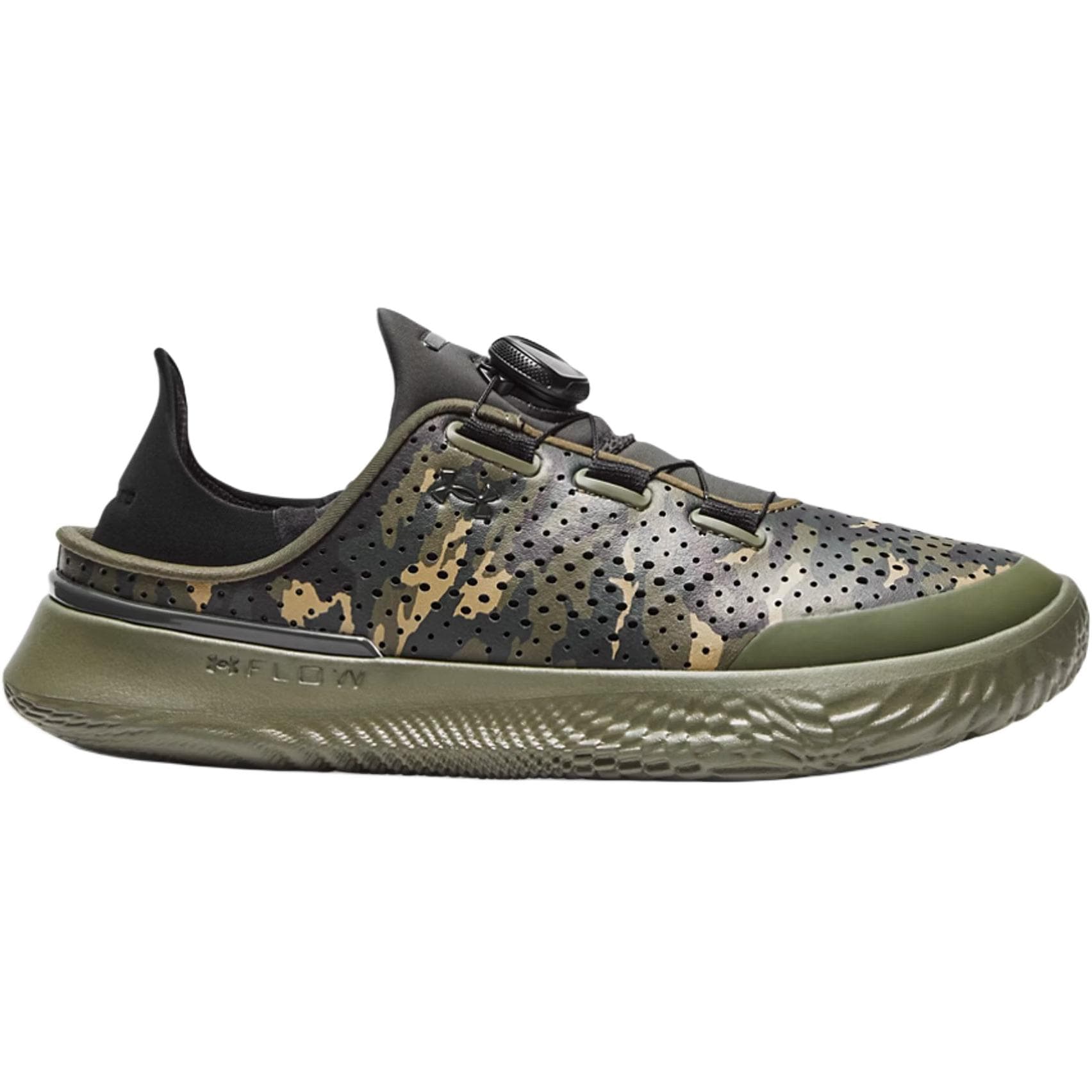 Under Armour SlipSpeed Low Топ Детские Тренировочные Кроссовки Камуфляж Зеленый Унисекс - изображение 2