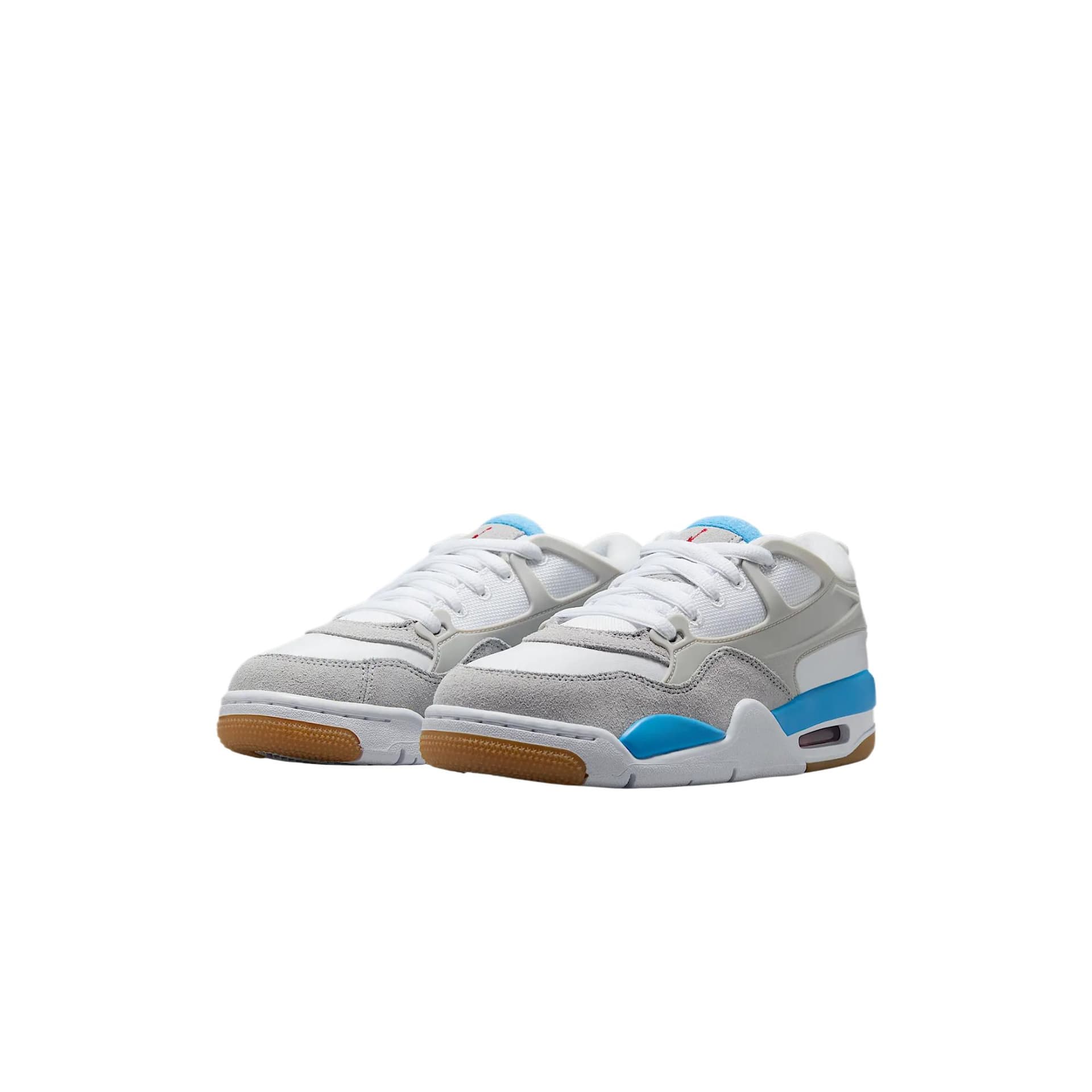 Кроссовки Jordan Air Jordan 4 Синтетическая кожа Низкий топ Повседневная обувь Белый Унисекс - изображение 3