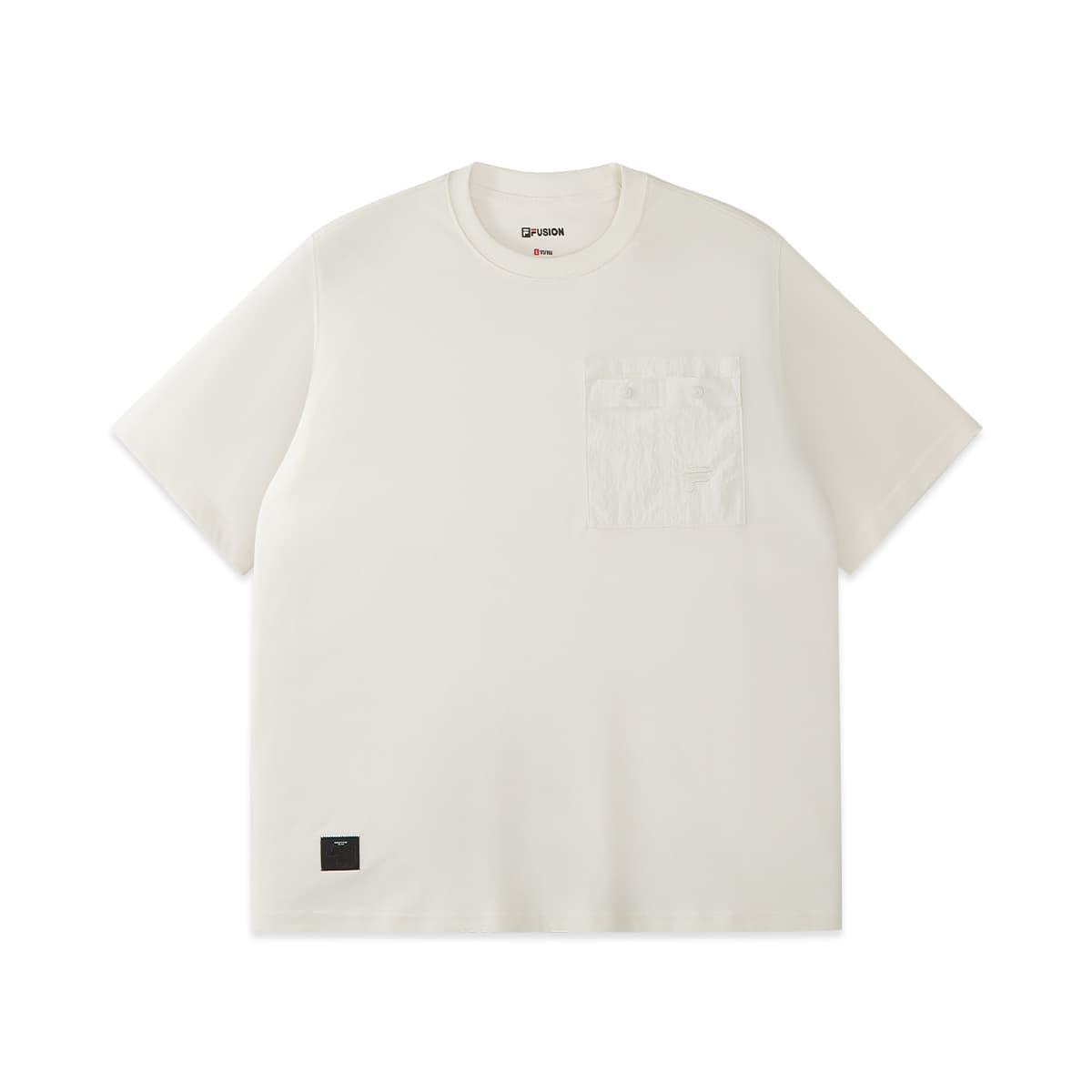 Футболка FILA FUSION T Рубашка Мужская Титан Белый - изображение 2