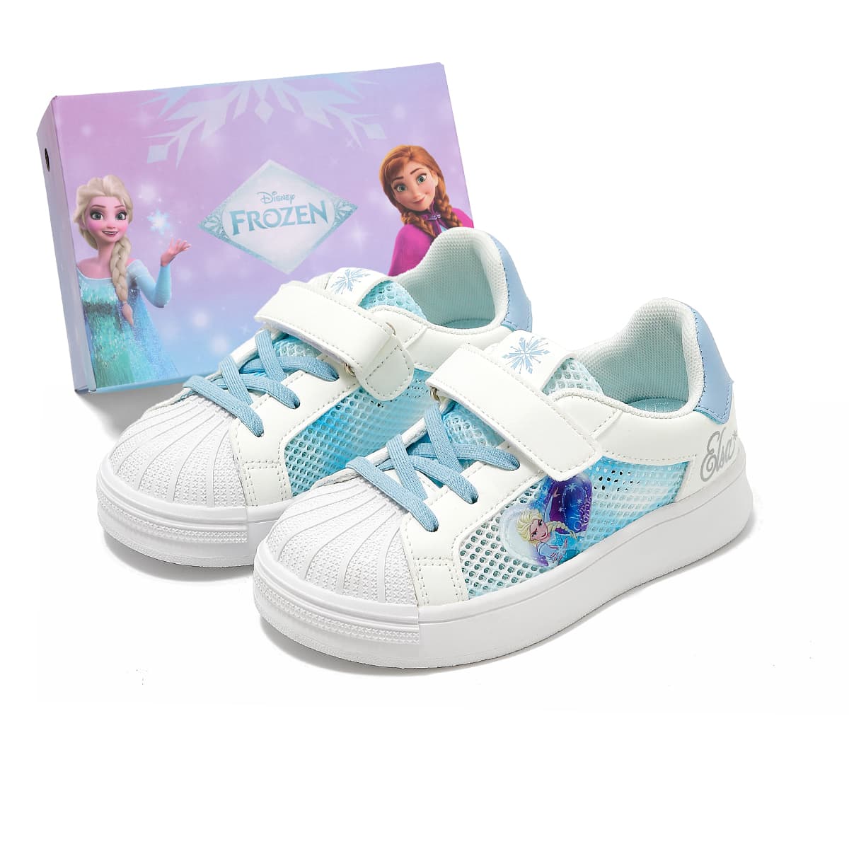 Кроссовки DISNEY FROZEN Синтетическая кожа Противоскользящая Анти-КИК Амортизация Устойчивая к истиранию Дышащая - изображение 1
