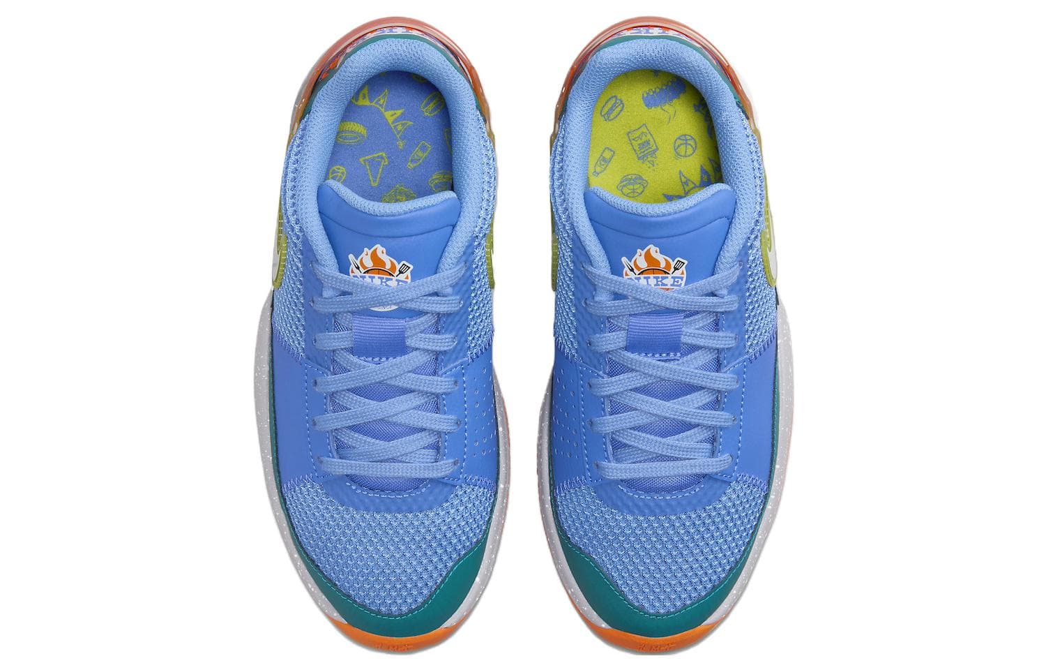 Кроссовки для баскетбола Nike Ja 1 "Backyard BBQ" GS - изображение 4